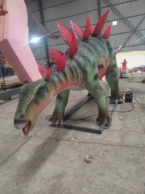 Τεχνητός Στεγοσαύρος Προσαρμοσμένος ρεαλιστικός δεινόσαυρος Animatronic μοντέλο τηλεχειρισμός