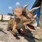Jurassic World Dinosaur Theme Exhibits Realistic Animatronic Dinosaur Triceratops Model