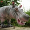 Animatronic Hippopotamus, 4m Full Size Hippo For Amusement Park