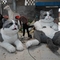 Φυσικό μέγεθος Realistic Animatronic Animals 200W Μέγεθος Custom Interactive Talking Cat
