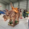Προσαρμοσμένο μέγεθος για εσωτερικούς χώρους Animatronic Triceratops Ride On Dinosaur