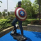 Ρητίνη Φιγούρα Marvel Statue Υπαίθριο Γλυπτό Captain America