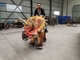 Κόκκινη προσομοίωση ηλεκτρονικό εφέ τιγρών που περπατά τη Dino