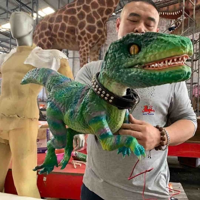 Αγορά Museum Dino Hand Puppet / Realistic Baby Dinosaur Puppet Πιστοποιημένο RoHS online manufacture
