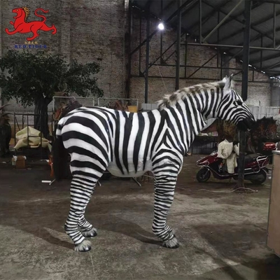 Αγορά Χειροκίνητος έλεγχος Realistic Animatronic Zebra Προσαρμοσμένη διαθέσιμη online manufacture