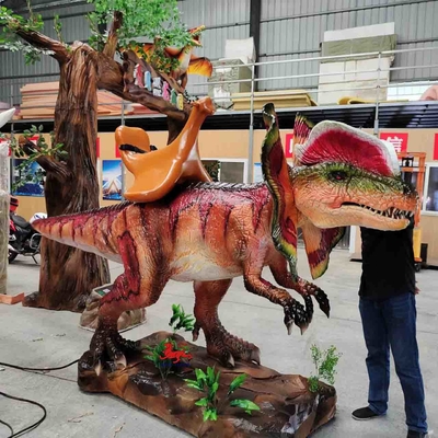 Αγορά Ρεαλιστικά Dilophosaurus Dinosaur Animatronics προς πώληση Χρώμα προσαρμοσμένο online manufacture