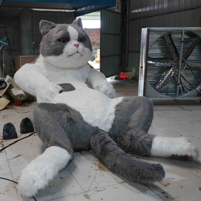 Αγορά Φυσικό μέγεθος Realistic Animatronic Animals 200W Μέγεθος Custom Interactive Talking Cat online manufacture