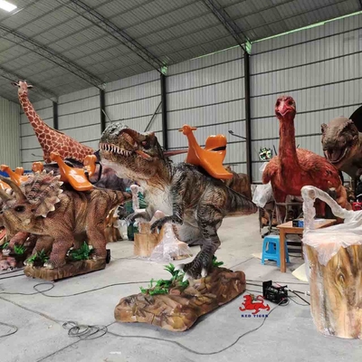 Αγορά Animatronic T Rex Dinosaur Ride Αντηλιακός Αδιάβροχος Τεχνητός Δεινόσαυρος online manufacture