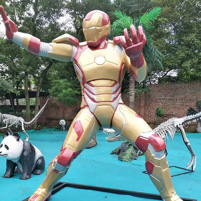 Αδιάβροχο προσαρμοσμένο άγαλμα από Fiberglass Products Resin Marvel Iron Man Statue