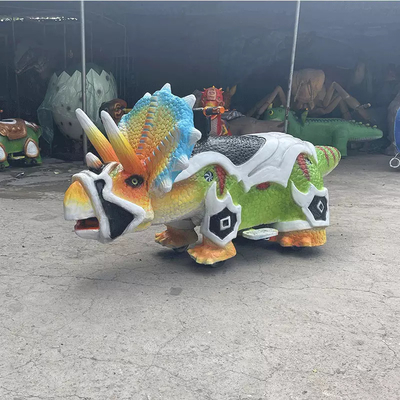 Προσαρμοσμένο Animatronic Dinosaur Ride On Natural Color για θεματικό πάρκο