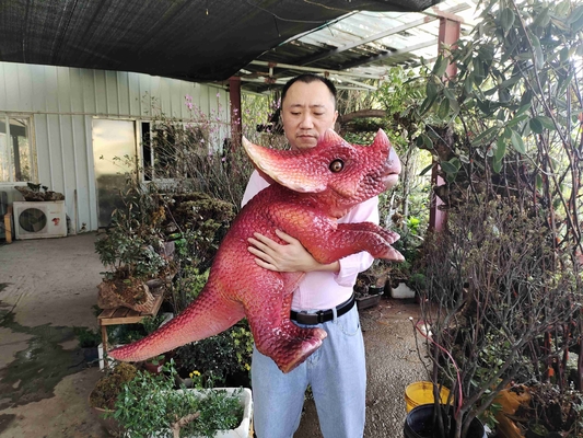 Αγορά Κόκκινη Μωρό Προσαρμογή Dino Χέρι Κούκλα Για Πάρκο Διασκέδασης online manufacture