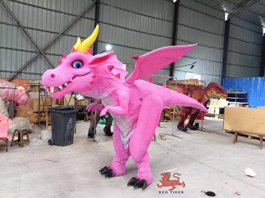Προσαρμοσμένο καρτούν Δράκος Κοστούμι Animatronics Δεινόσαυρος Αγαπητό Κοστούμι Για Παιδιά Πάρκο