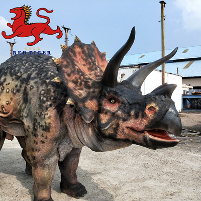 Αγορά Κοστούμι Δεινοσαύρου Τρικεράτωπα Animatronic με Κρυμμένα Πόδια για Θεματικά Πάρκα online manufacture