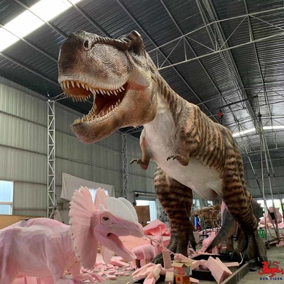 Good price Δεινόσαυρος ρεαλιστικού Animatronic 15 μέτρων, Jurassic Park T Rex σε απευθείας σύνδεση