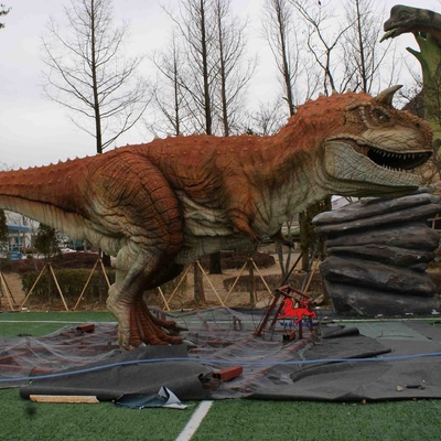 Good price Εξοπλισμός Θεματικού Πάρκου Ρεαλιστικό Animatronic Πρότυπο δεινόσαυρου Carnotaurus άγαλμα σε απευθείας σύνδεση
