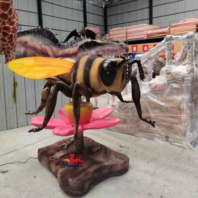 Χρώμα Φυσικό Ρεαλιστικό Animatronic Ζώα Πρότυπο μέλισσας σε φυσικό μέγεθος