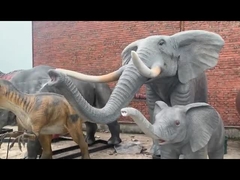 Ρεαλιστικός δεινόσαυρος Carnotaurus ηλεκτρονικό εφέ θεματικών πάρκων με τη μετακίνηση και την υγιή προσαρμογή