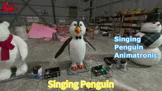 Singing Penguin Animatronic Fun for Parks