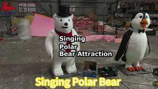 Singing Polar Bear Animatronic Πωλείται